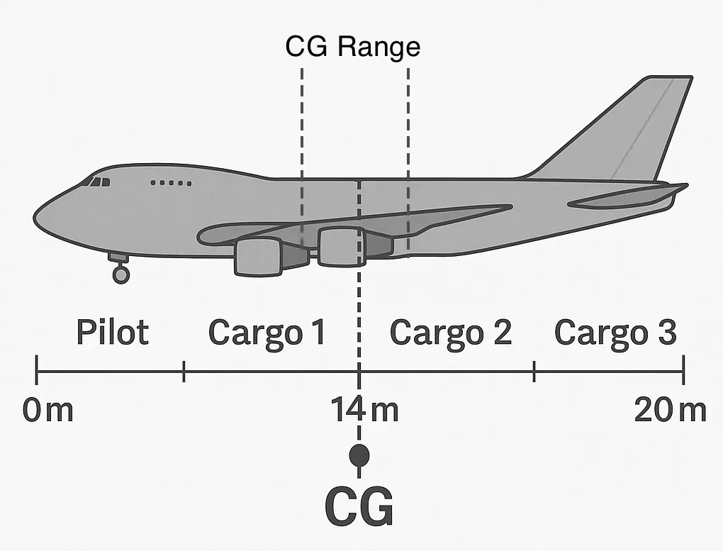 Cargo plane weights example