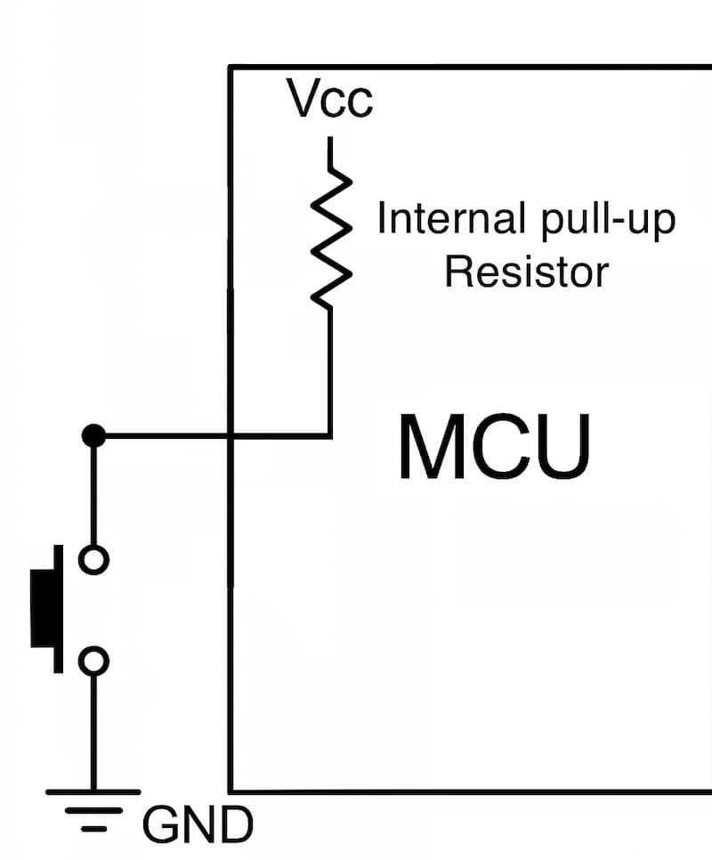 Internal pull up resisitor