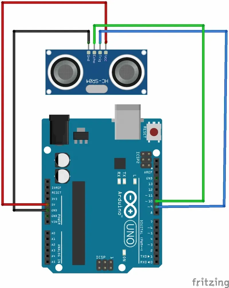 unltrasonic urduino basic setup