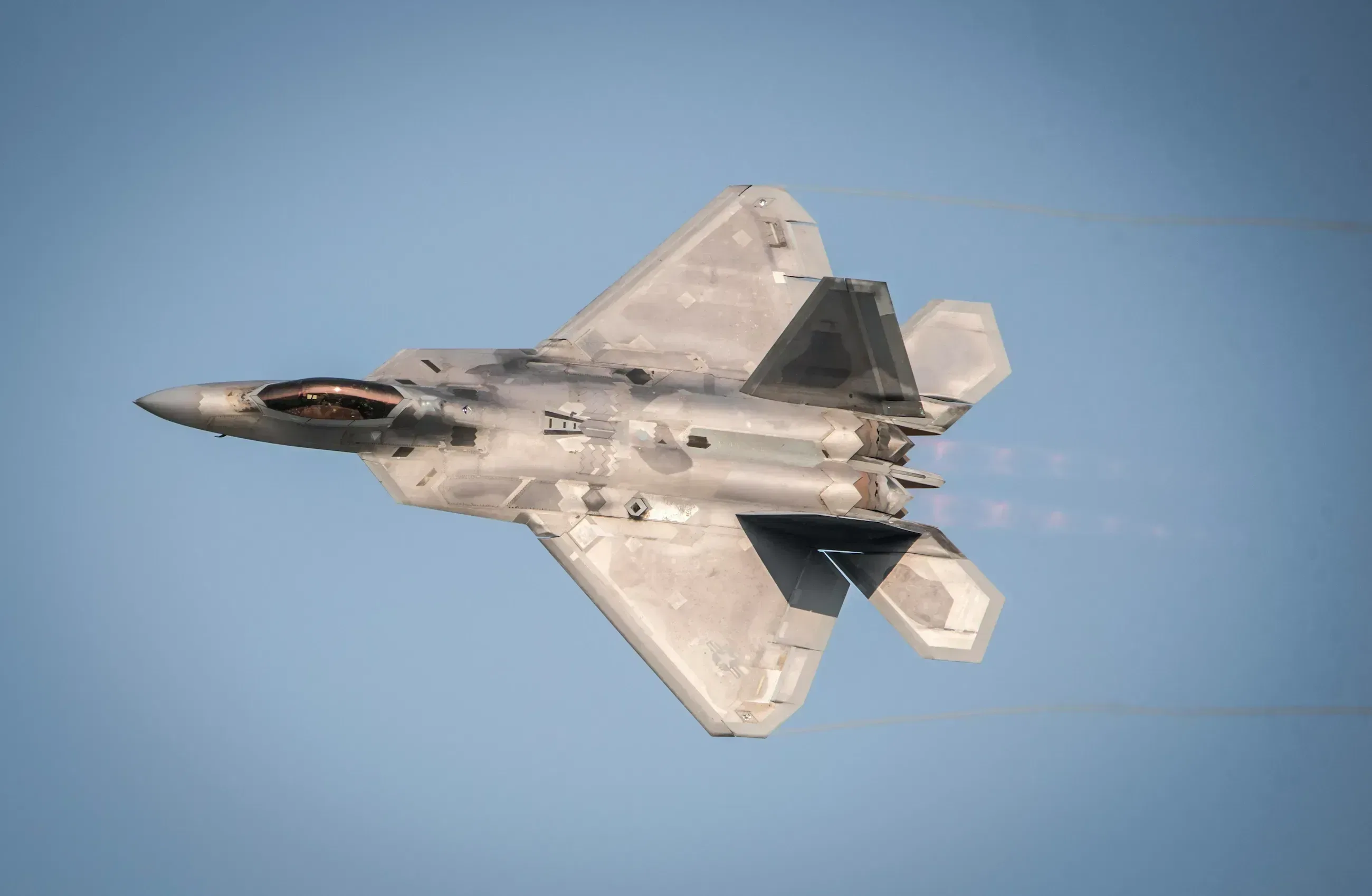 AirJet Fighter doing a maneuver 