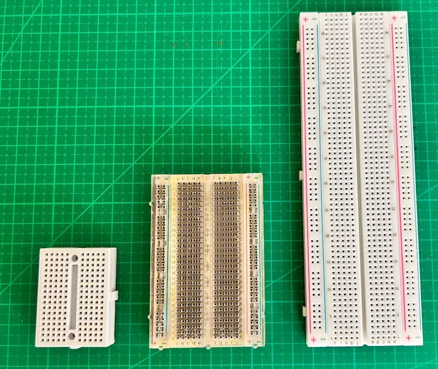 Breadboard sizes