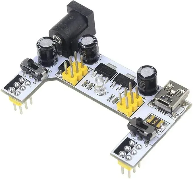 mini dc power module for breadboards