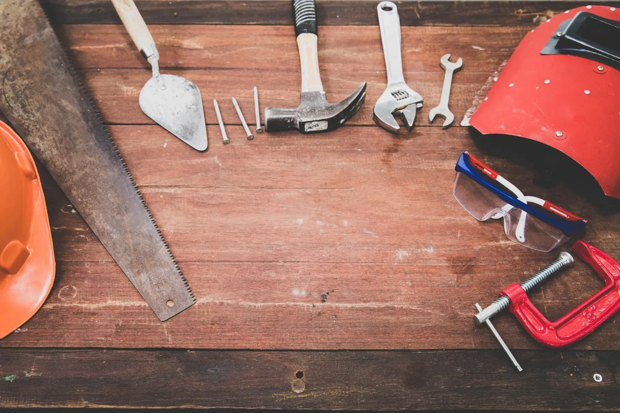 safety at work using tools